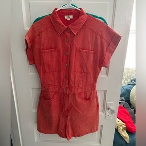 Burnt Orange Boutique Jumpsuit